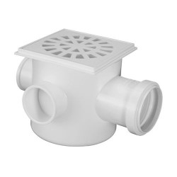 CAIXA SIFONADA GRELHA QUAD 100X100X50 11280 MULTILIT