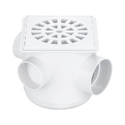 CAIXA SIFONADA GRELHA QUAD 100X100X50 259 HERC