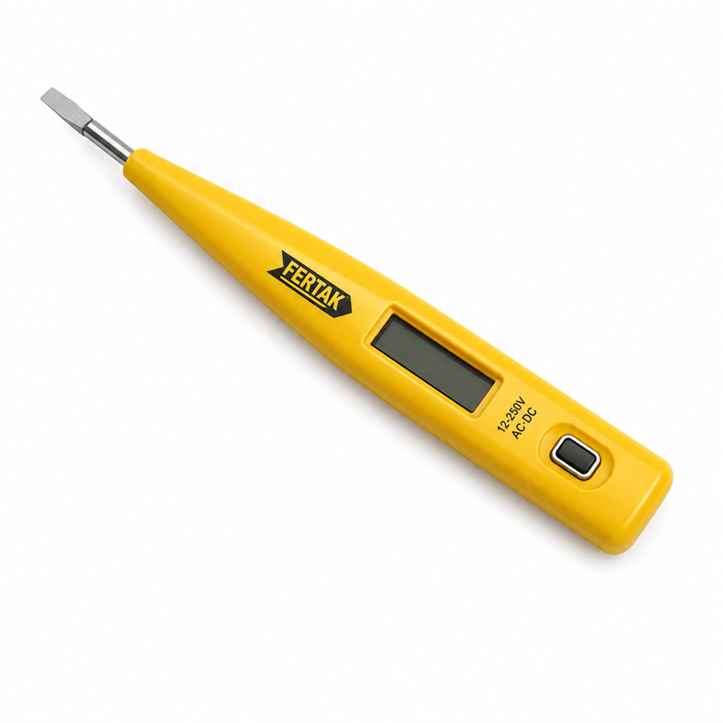 CHAVE FENDA TESTE DIGITAL 12A220V FERTAK (IMP)