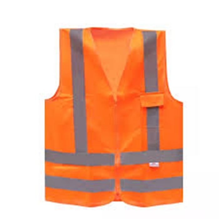 COLETE REFLET 1 BOLSO C/ ZIPER LR FLUOR/CZ T/M STEELFLEX