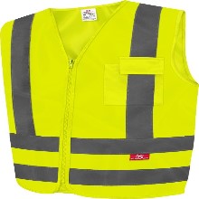 COLETE REFLET S/ BOLSO C/ ZIPER AM FLUOR/CZ T/XG STEELFLEX