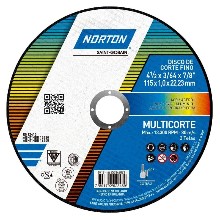 DISCO CORTE 4.1/2X1.0X7/8 MULTICORTE NORTON