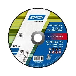 DISCO CORTE FE 10 AR312 2T NORTON