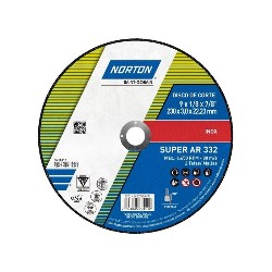 DISCO CORTE INOX 9 AR332 A24RBNA 2T NORTON