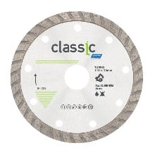 DISCO DIAMANTADO CLASSIC TURBO SECO/REFR 110X20 NORTON - AB