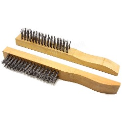 ESCOVA MANUAL C/ CABO ACO CARBONO 1777/3 3 FILEIRAS INEBRAS