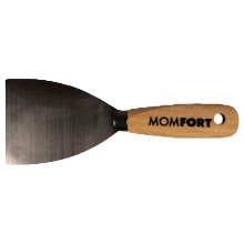 ESPATULA ACO CABO MADEIRA 12CM RETA MOMFORT