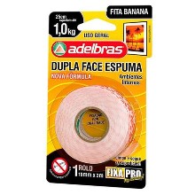 FITA DUPLA FACE ESPUMA 19X2 FIXA PRO 941 ADELBRAS