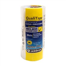 FITA EMPAC 48X100 TRANSP QUALITAPE 520 ADELBRAS